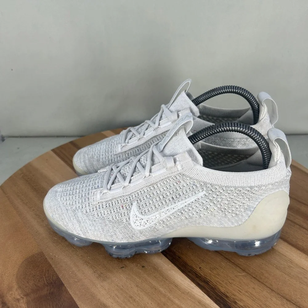 Nike Air VaporMax 2021 FK Pure Platinum Grey White DJ9975-001 Womens 7.5